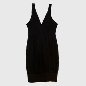Kookai V-Neck Low Cut Little Black Cocktail Dress Size 2